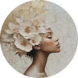 BigFreddy® Floral Dreams in Golden Light Akoestisch Rond  bigfreddy-shop