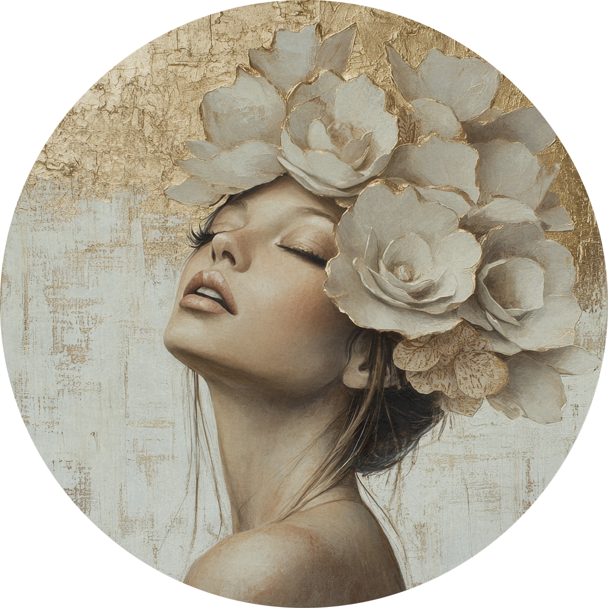 BigFreddy® Gilded Petals and Serenity Akoestisch Rond  bigfreddy-shop