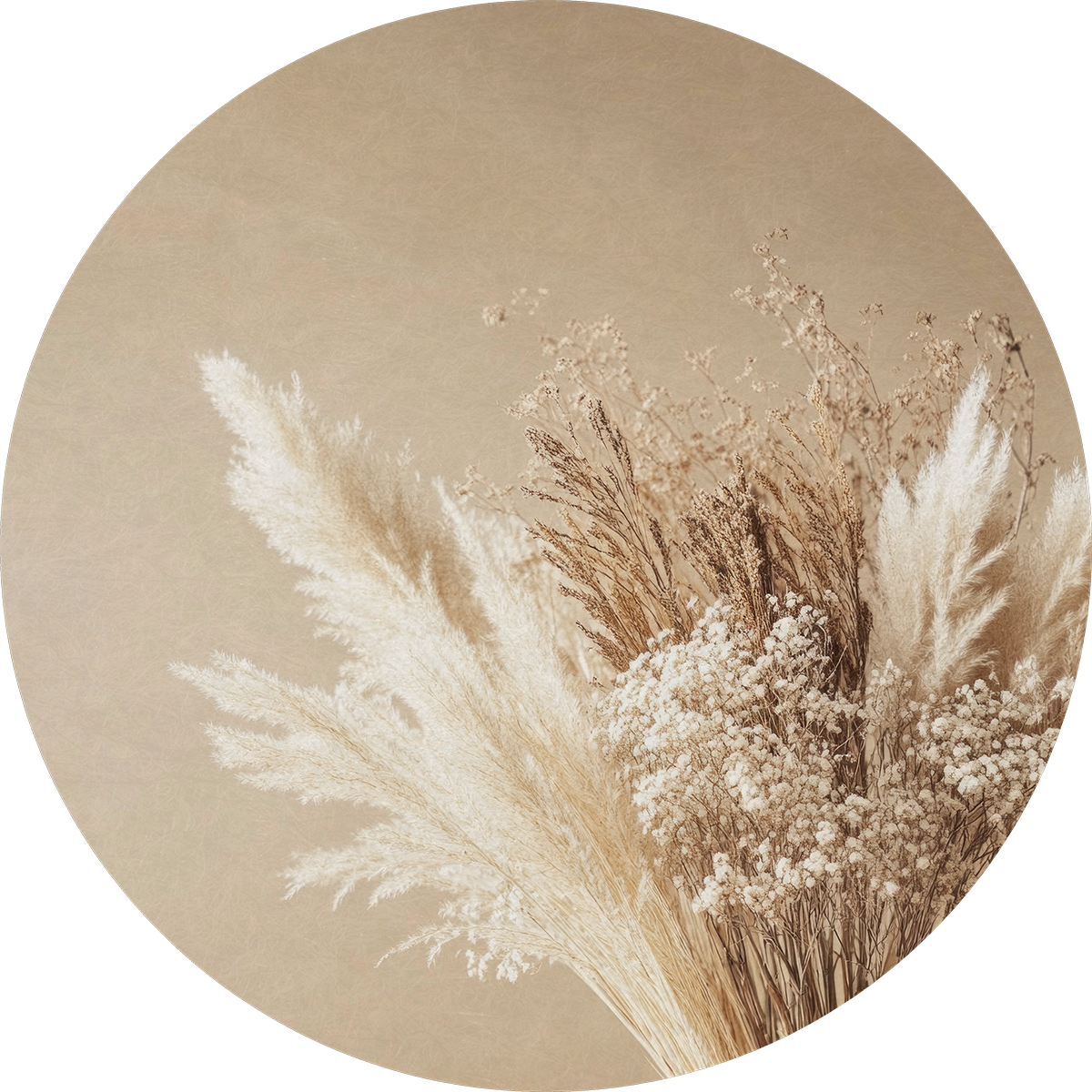 BigFreddy® Grass and Floral Bouquet Akoestisch Rond  bigfreddy-shop