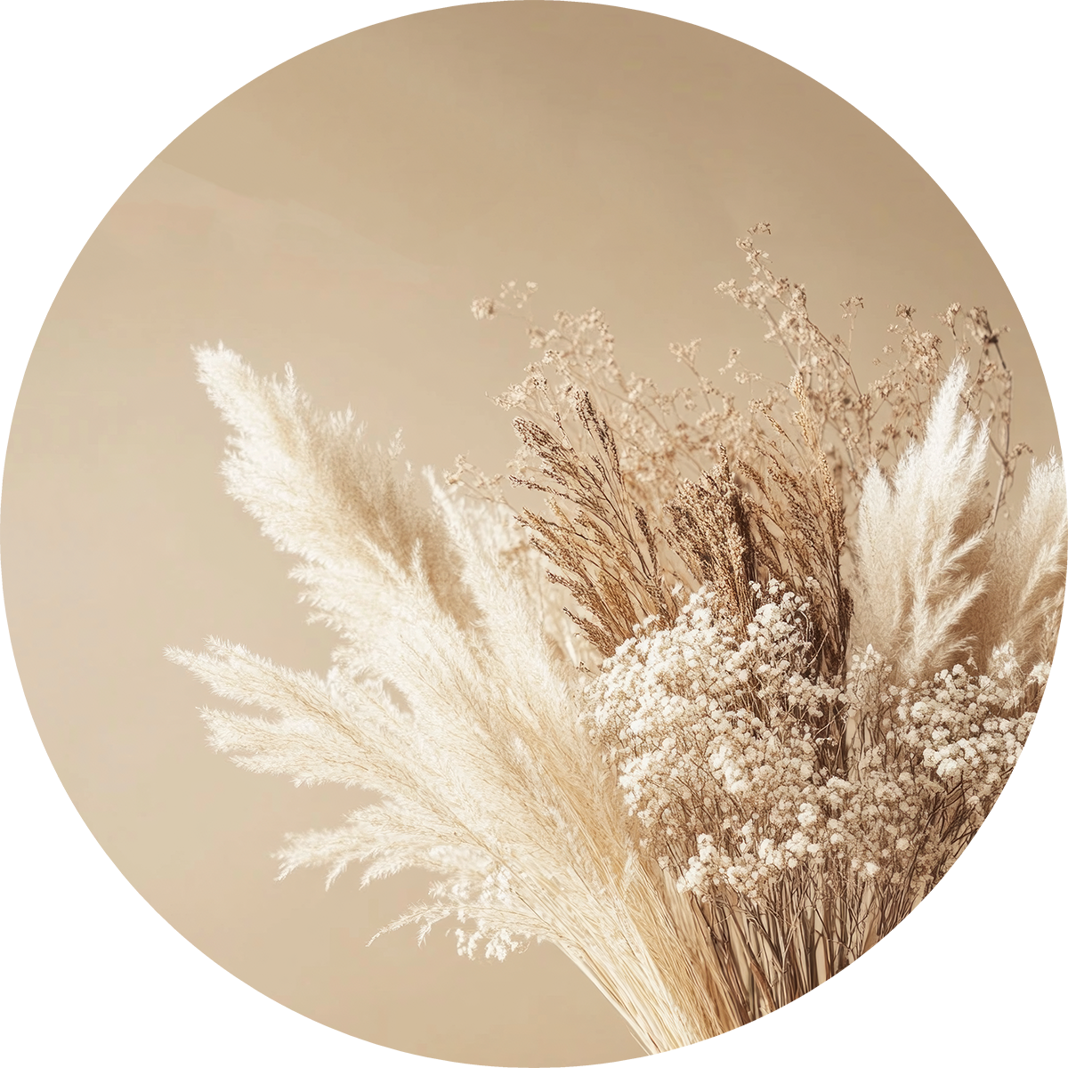 BigFreddy® Grass and Floral Bouquet Dibond Rond  bigfreddy-shop