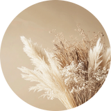BigFreddy® Grass and Floral Bouquet Dibond Rond  bigfreddy-shop