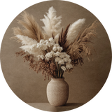 BigFreddy® Rustic Dried Flower Akoestisch Rond  bigfreddy-shop