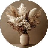 BigFreddy® Rustic Dried Flower Dibond Rond  bigfreddy-shop