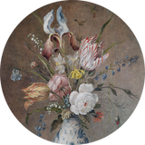 BigFreddy® Stilleven met Bloemen Akoestisch Rond  bigfreddy-shop