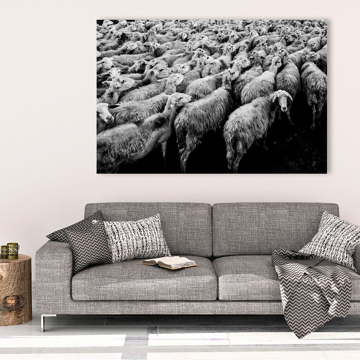 Aluminium RVS - Kudde schapen  bigfreddy-shop