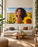 XXL foto op plexiglas boven een bank