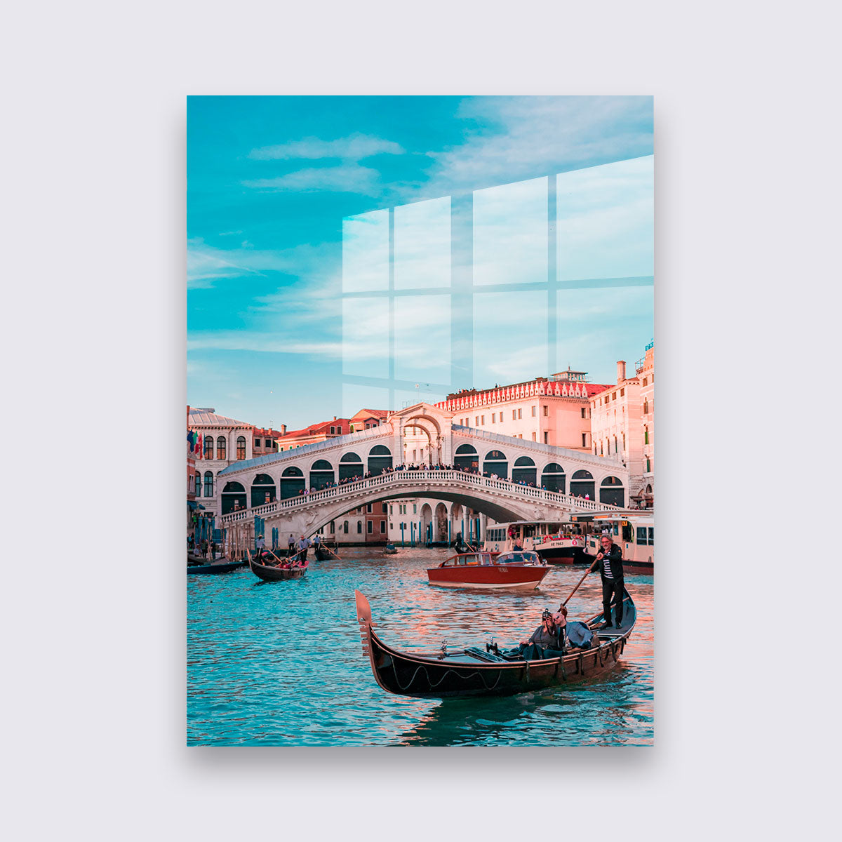 Plexiglas - Venice  bigfreddy-shop 50x70 cm Blind kunststofophangsysteem 